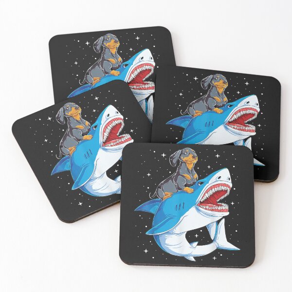 Item preview, Dachshund Shark Kids Boys Men Space Galaxy Jawsome Gifts designed and sold by Chloe43212.