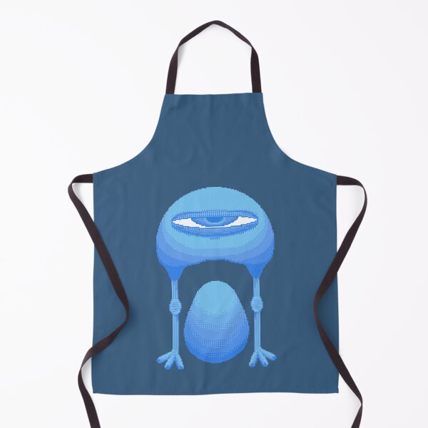 Item preview, One-Eyed Monster with Egg (blue) designed and sold by Owl-n-bear.