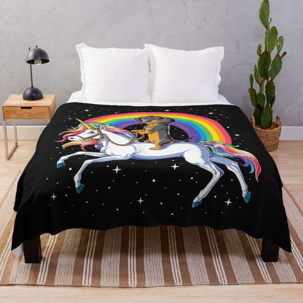 Artikelvorschau, Dachshund Unicorn Girls Space Galaxy Rainbow Dog entworfen und verkauft von Chloe43212.