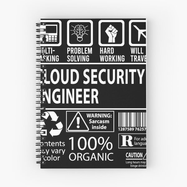 Item preview, Cloud Security Engineer T Shirt - MultiTasking Certified Job Gift Item Tee designed and sold by oslandefren.