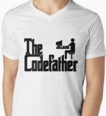 The Codefather Men's V-Neck T-Shirt