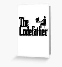 Der Codefather Grußkarte