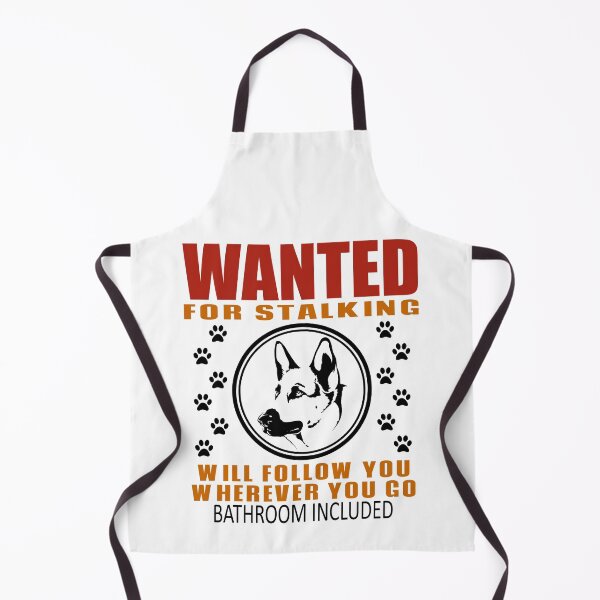 Item preview, Personal Stalker Dog Wanted For Stalking Funny German Shephard designed and sold by TKsTees.
