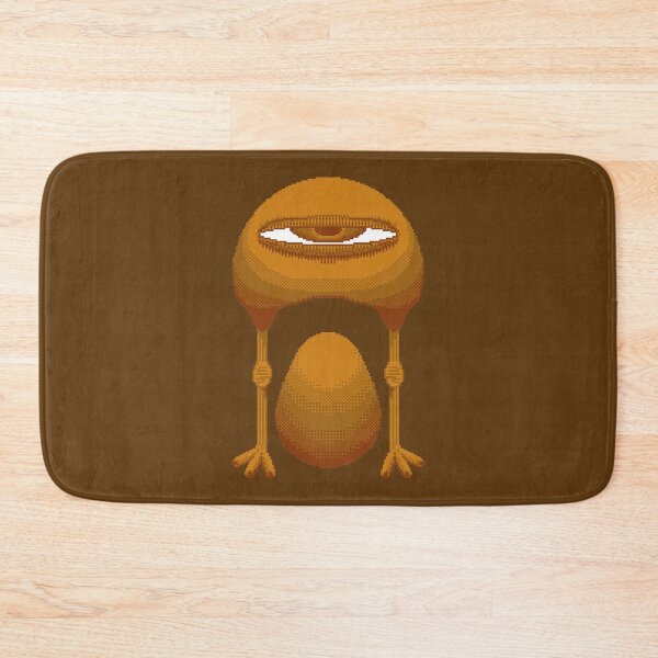 Item preview, One-Eyed Monster with Egg (brown) designed and sold by Owl-n-bear.