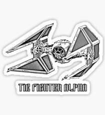 Tie Fighter Alpha Sticker