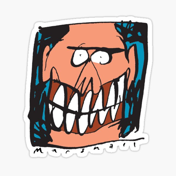 Bloxbuilder165 S Old Roblox Character S Face Sticker By Badlydoodled Redbubble - the roblox visor omg edit by charlieflap