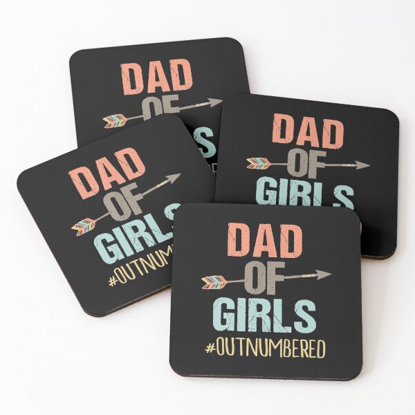 Item preview, Dad of Girls Outnumbered Fathers Day designed and sold by franktimothy.