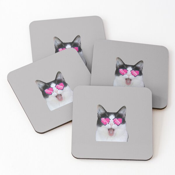 Item preview, Beluga Discord - Beluga Cat - Pixel Pink Glasses designed and sold by DiensDesign.