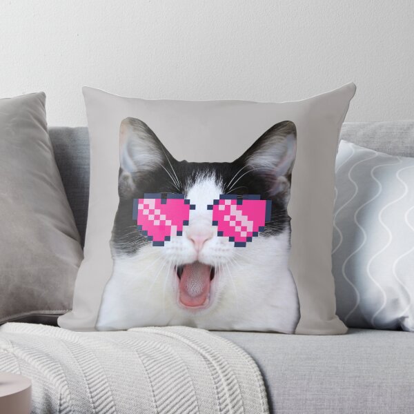 Beluga Discord - Beluga Cat - Pixel Pink Glasses Poster for Sale by  DiensDesign