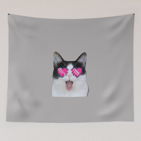 Item preview, Beluga Discord - Beluga Cat - Pixel Pink Glasses designed and sold by DiensDesign.
