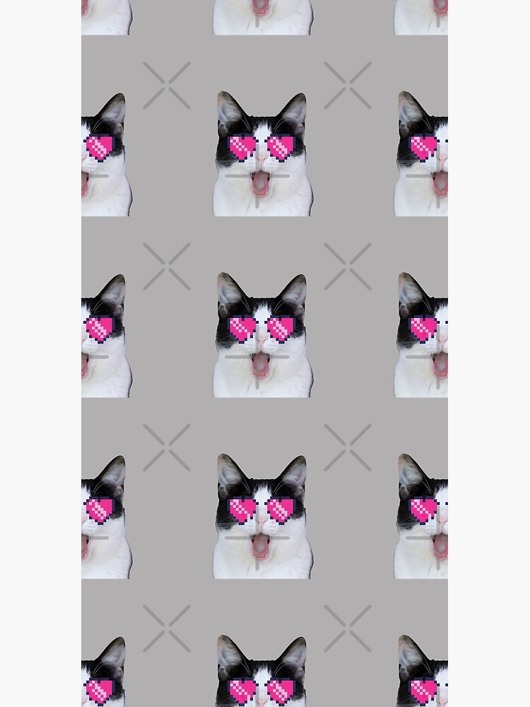 Beluga Discord - Beluga Cat - Pixel Pink Glasses Poster for Sale by  DiensDesign