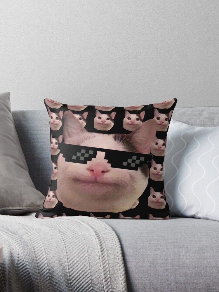 Beluga Cat - Beluga Cat Meme - Pillow