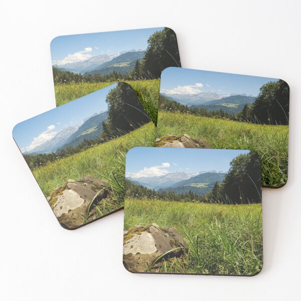 Item preview, Alpine landscape near Les Diablerets in summer, Leysin, Switzerland designed and sold by svanaerschot.