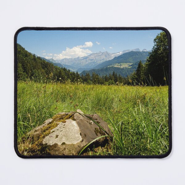 Item preview, Alpine landscape near Les Diablerets in summer, Leysin, Switzerland designed and sold by svanaerschot.