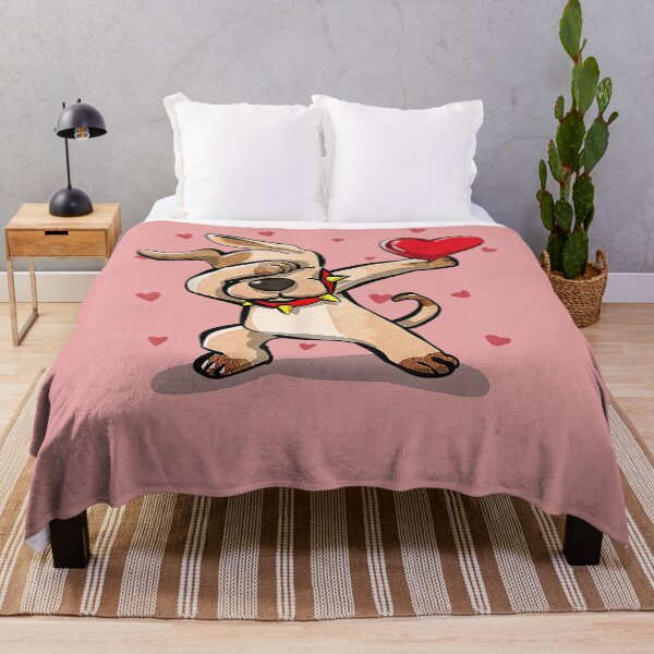 Item preview, Cool Dog Dabbing Dance Valentine Day Heart Costume Men designed and sold by Valentine2283.