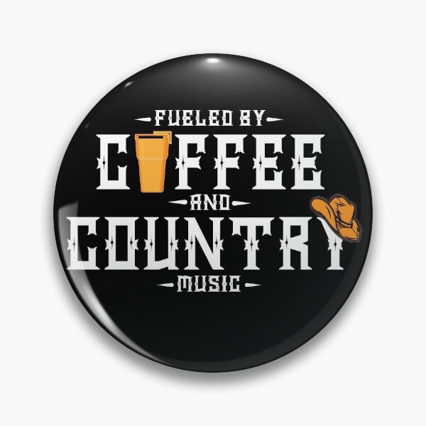 Artikelvorschau, Angetrieben von Kaffee und Country-Musik entworfen und verkauft von TheCrazyBear.