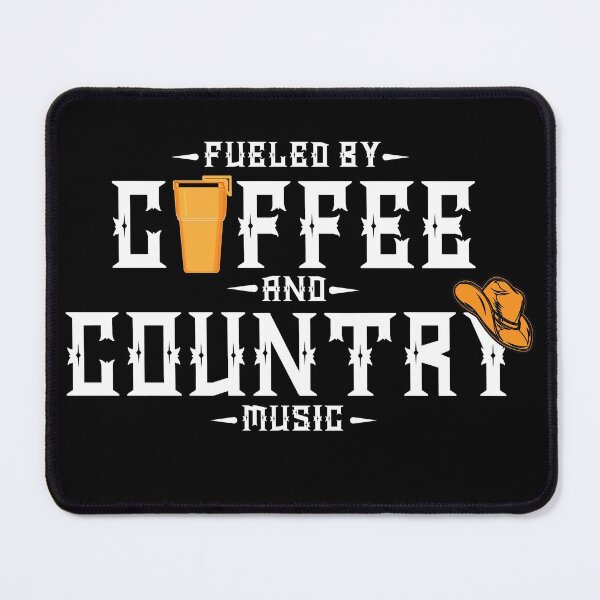 Item preview, Fueled By Coffee And Country Music designed and sold by TheCrazyBear.