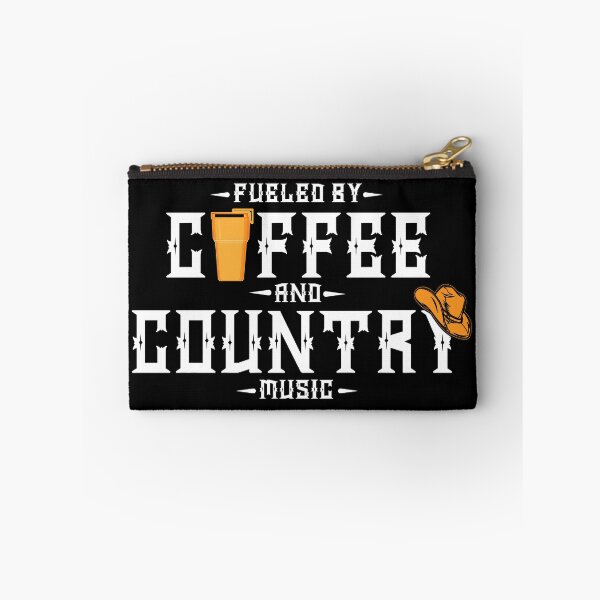 Artikelvorschau, Angetrieben von Kaffee und Country-Musik entworfen und verkauft von TheCrazyBear.
