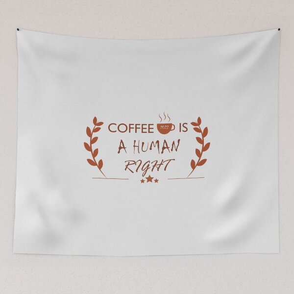 Item preview,  Coffee Is a Human Right Stickers & Magnets , funny coffee mug for valentine day 2022 designed and sold by MORADRIF.