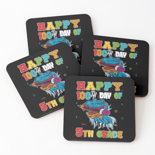 Item preview, Feliz día 100 del dinosaurio de la escuela de quinto grado designed and sold by worldmodi.