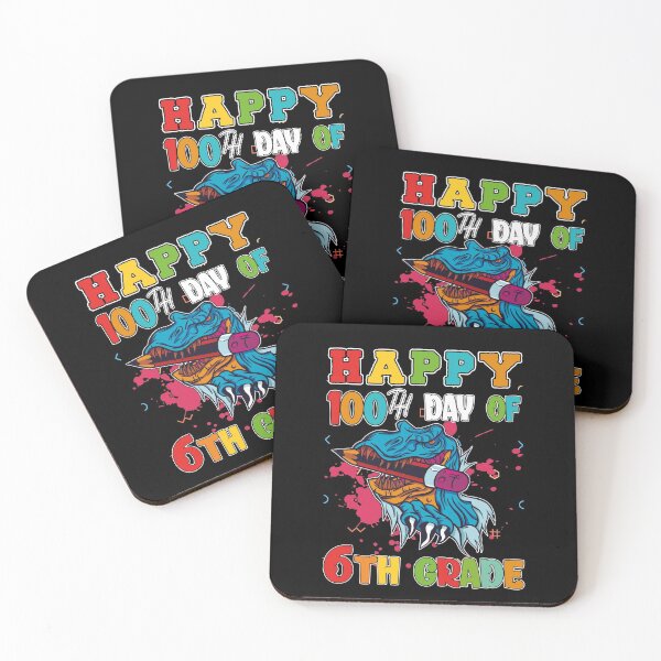 Item preview, Happy 100th Day Of 6th Grade School Dinosaur designed and sold by worldmodi.