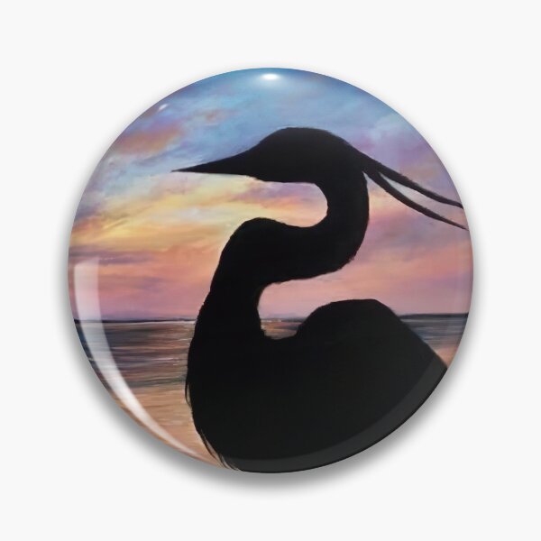 Item preview, Blue Heron Silhouette  designed and sold by SunscapesArt.