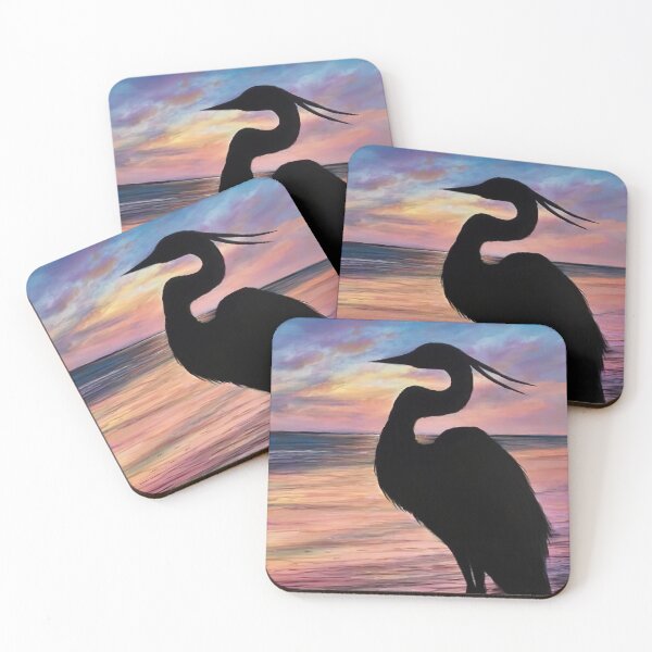 Item preview, Blue Heron Silhouette  designed and sold by SunscapesArt.