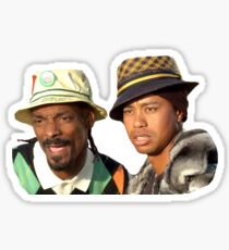 Tiger Woods and Snoop Dogg Sticker