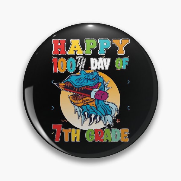Item preview, Happy 100th Day Of 7th Grade School Dinosaur designed and sold by worldmodi.
