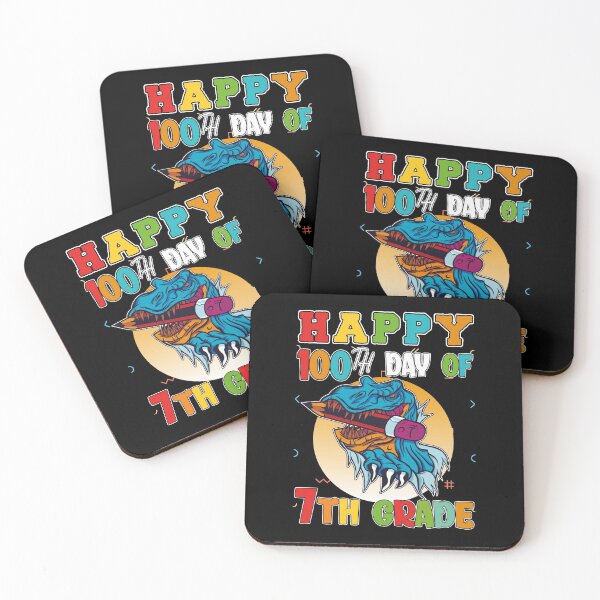 Item preview, Happy 100th Day Of 7th Grade School Dinosaur designed and sold by worldmodi.