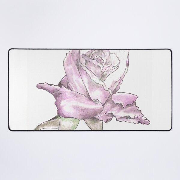 Item preview, Pencil Crayon Rose with rain droplets designed and sold by SoniasArtwork.