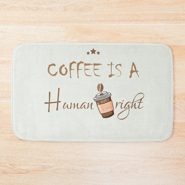 Item preview, COFFEE is a human right Pillows & Totes, funny coffee mug for valentine day 2022 designed and sold by MORADRIF.