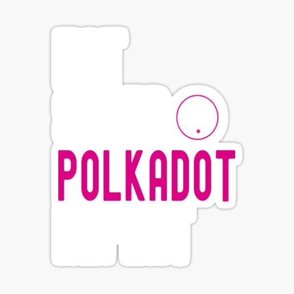 Polkadot (DOT) Cryptocurrency Symbol Black Stickers – Crypto Wardrobe