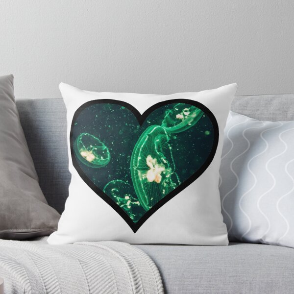 Item preview, Green Moon Jellyfish Heart designed and sold by BuzzySpaceBee.