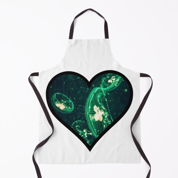 Item preview, Green Moon Jellyfish Heart designed and sold by BuzzySpaceBee.