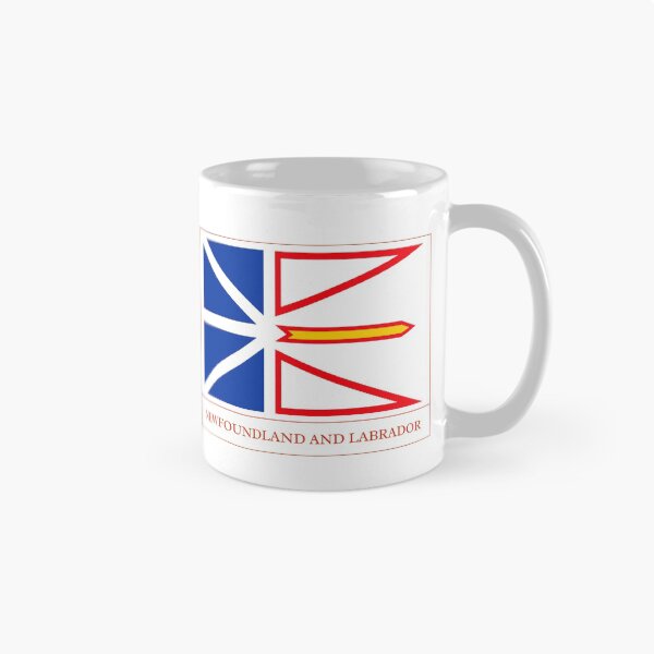 Artikelvorschau, Flagge von Neufundland und Labrador mit Namen - Neufundland und Labrador entworfen und verkauft von No.1 Canada Designs.