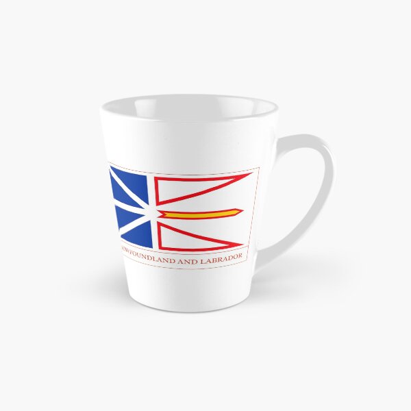 Item preview, Flag of Newfoundland and Labrador with name - Newfoundland and Labrador designed and sold by No.1 Canada Designs.