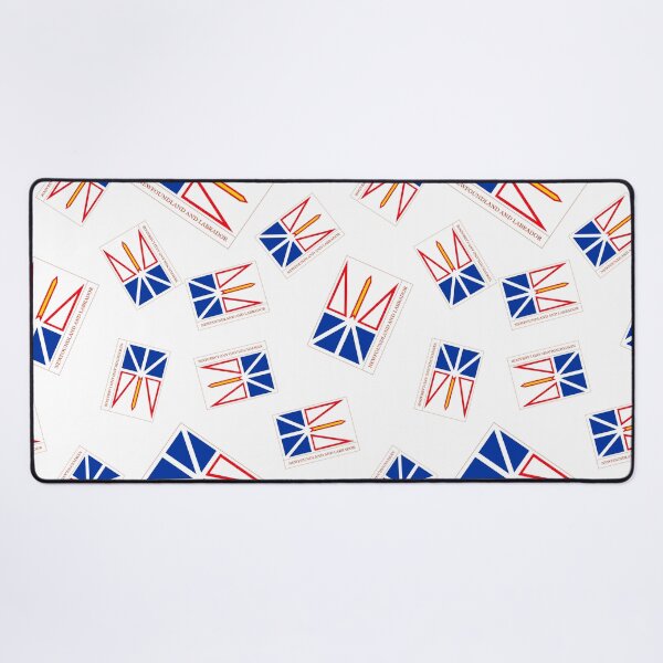 Item preview, Flag of Newfoundland and Labrador with name - Newfoundland and Labrador designed and sold by No.1 Canada Designs.