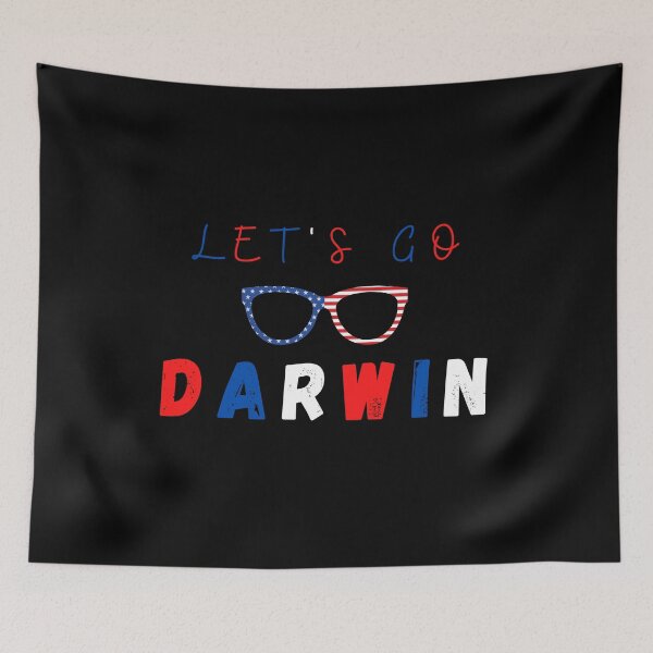 Artikelvorschau, Lets Go Darwin Lustiges sarkastisches Frauen-Männer Let's Go Darwin T-Shirt entworfen und verkauft von bushra-tees.