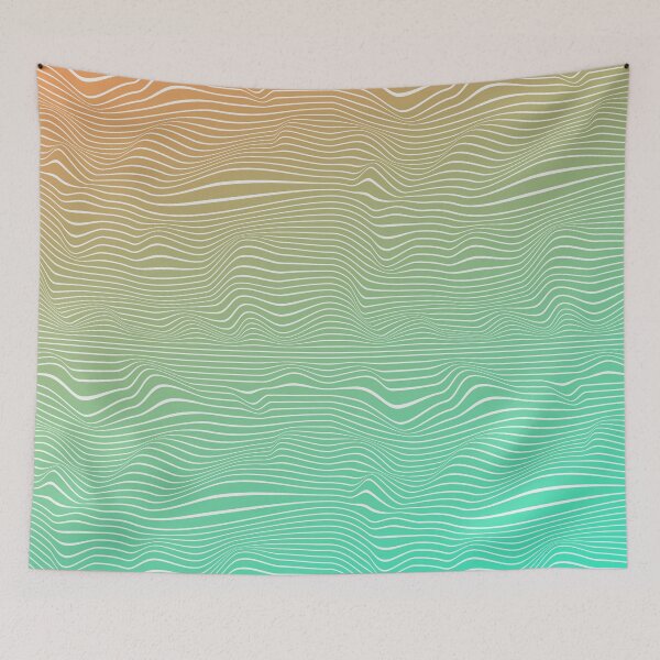 Item preview, Optical Illusion Orange and Green designed and sold by Vimbuy.