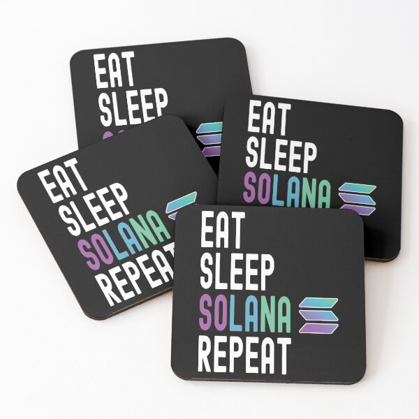 Item preview, Solana Crypto, Solana, Cryptocurrency, Eat Sleep, Solana Repeat designed and sold by Cafecreative.