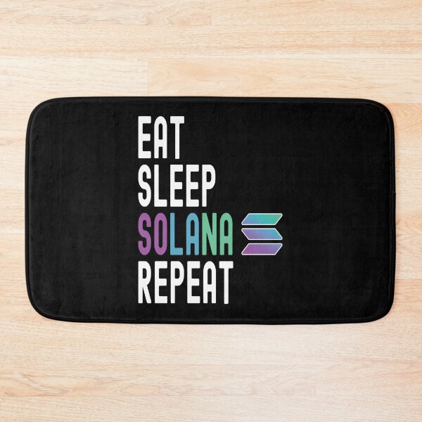 Item preview, Solana Crypto, Solana, Cryptocurrency, Eat Sleep, Solana Repeat designed and sold by Cafecreative.