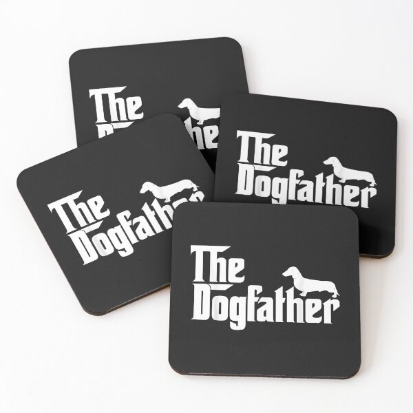 Artikelvorschau, Mens The Dogfather Dachshund Funny Father Dog Lover entworfen und verkauft von Chloe43212.