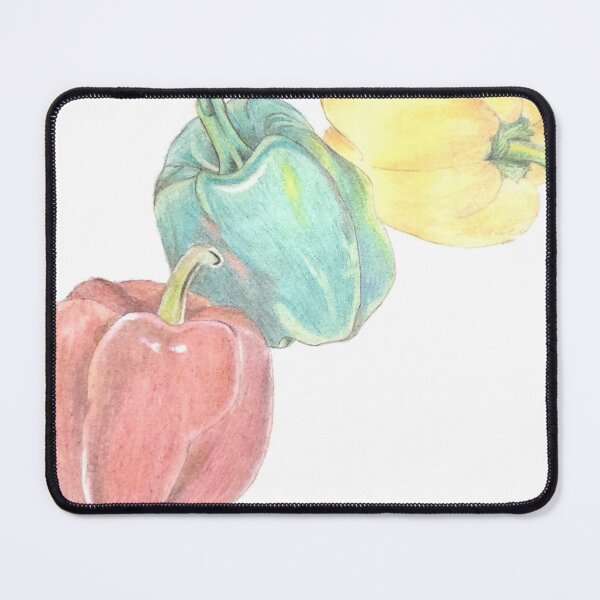 Item preview, Still life Peppers Pencil crayon Drawing designed and sold by SoniasArtwork.