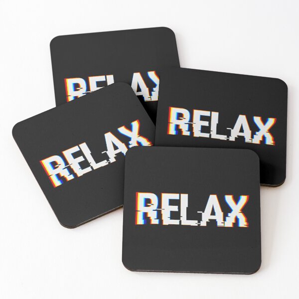 Item preview, Relax, Just Relax | Aesthetic glitch text effect designed and sold by Abstract-Artist.