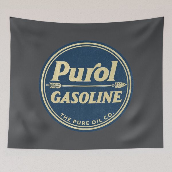 Item preview, Purol Gasoline - Distressed Grey - Vintage Logos designed and sold by Mystalope.