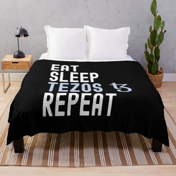 Item preview, Tezos Crypto, Tezos, Cryptocurrency, Eat Sleep, Tezos Repeat designed and sold by Cafecreative.