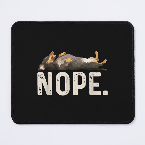 Item preview, Nope Lazy Dachshund designed and sold by Chloe43212.