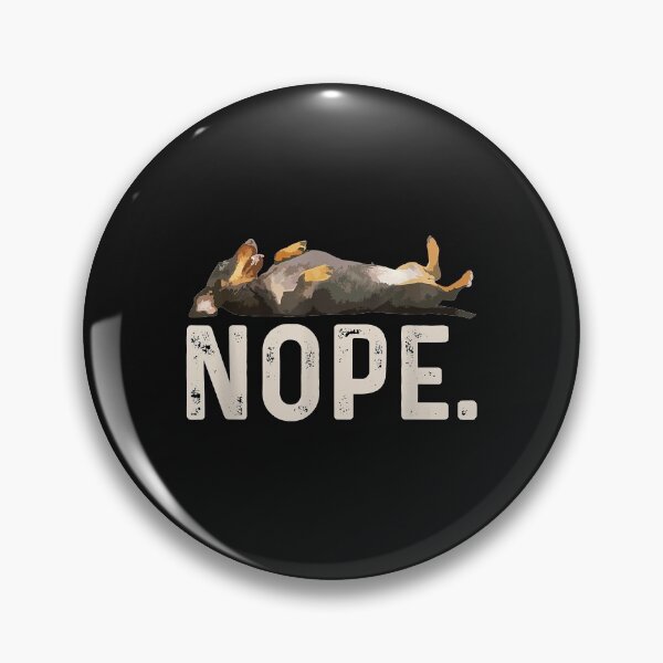 Artikelvorschau, Nope Lazy Dachshund entworfen und verkauft von Chloe43212.