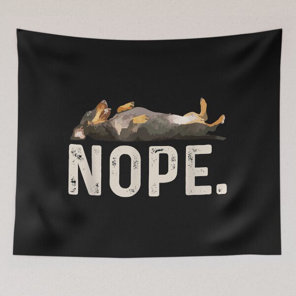 Aperçu de l'œuvre Nope Lazy Dachshund créée et vendue par Chloe43212.